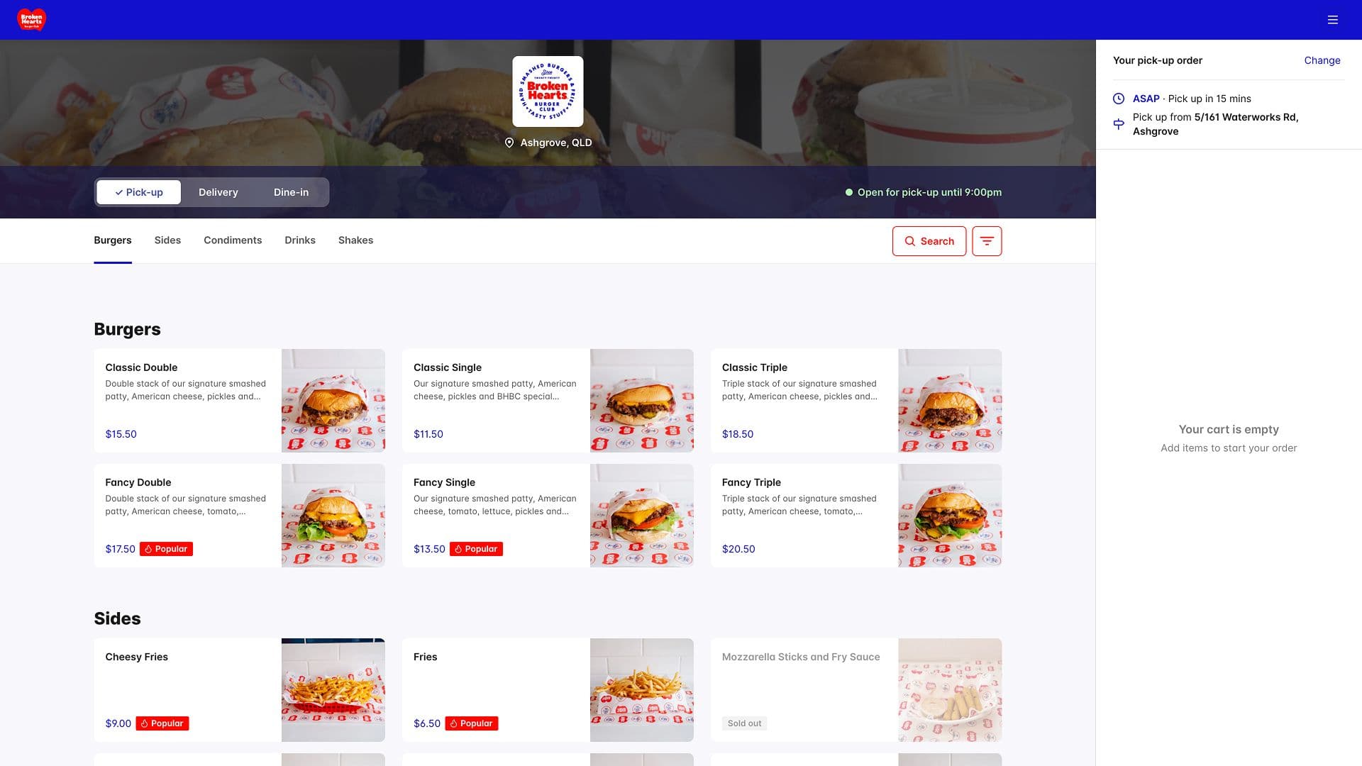 Broken Hearts Burger Club cover image